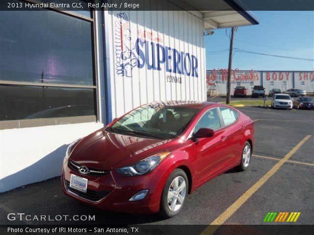 2013 Hyundai Elantra GLS in Red Allure