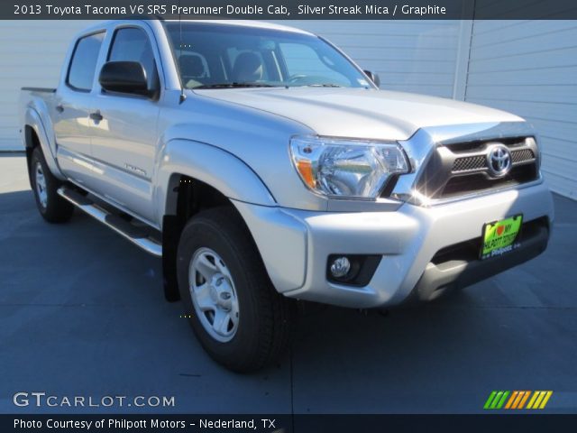 2013 Toyota Tacoma V6 SR5 Prerunner Double Cab in Silver Streak Mica