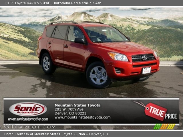 2012 Toyota RAV4 V6 4WD in Barcelona Red Metallic