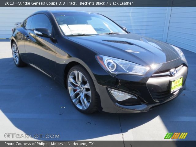 2013 Hyundai Genesis Coupe 3.8 Track in Becketts Black