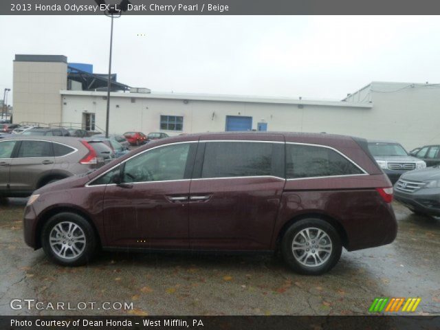 2013 Honda Odyssey EX-L in Dark Cherry Pearl