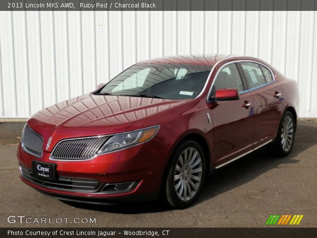 2013 Lincoln MKS AWD in Ruby Red