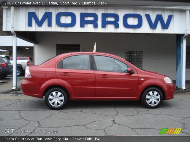 2007 Chevrolet Aveo LS Sedan in Sport Red