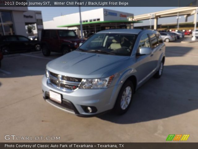 2013 Dodge Journey SXT in Winter Chill Pearl