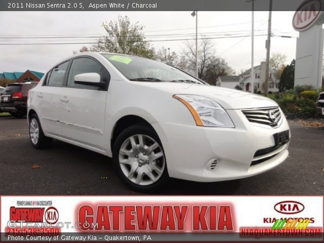 2011 Nissan Sentra 2.0 S in Aspen White