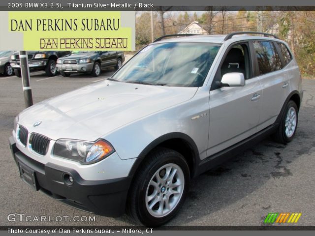 2005 BMW X3 2.5i in Titanium Silver Metallic