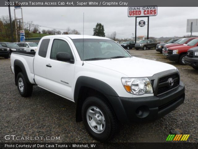 2011 Toyota Tacoma Access Cab 4x4 in Super White