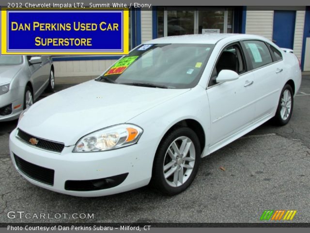 2012 Chevrolet Impala LTZ in Summit White