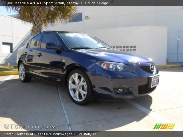 2008 Mazda MAZDA3 i Sport Sedan in Stormy Blue Mica
