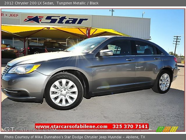 2012 Chrysler 200 LX Sedan in Tungsten Metallic