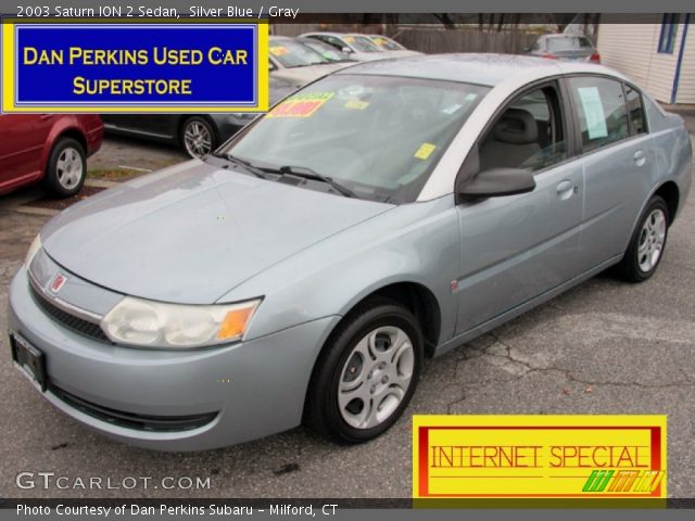 2003 Saturn ION 2 Sedan in Silver Blue