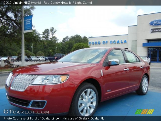 2012 Lincoln MKZ Hybrid in Red Candy Metallic