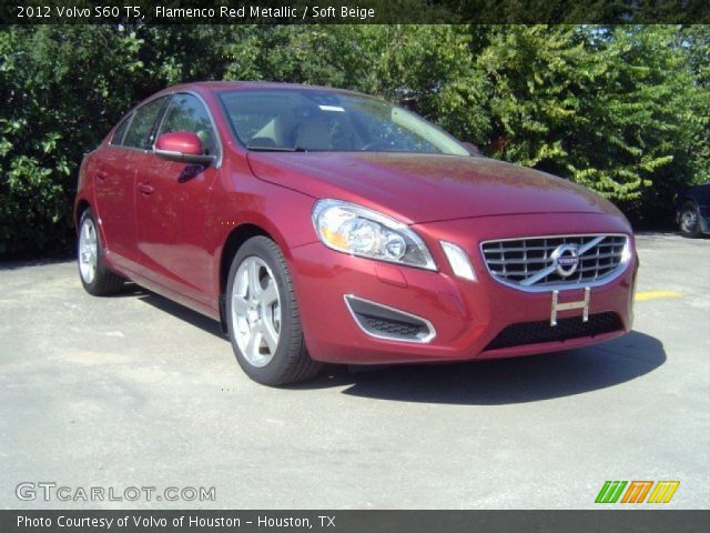 2012 Volvo S60 T5 in Flamenco Red Metallic