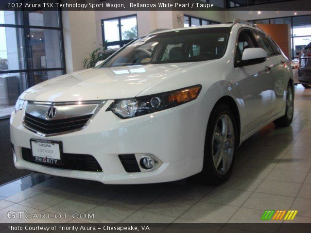2012 Acura TSX Technology Sport Wagon in Bellanova White Pearl