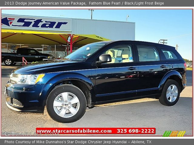 2013 Dodge Journey American Value Package in Fathom Blue Pearl