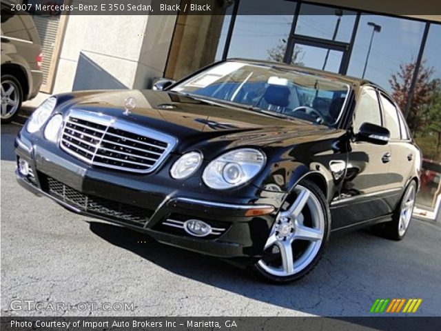 2007 Mercedes-Benz E 350 Sedan in Black