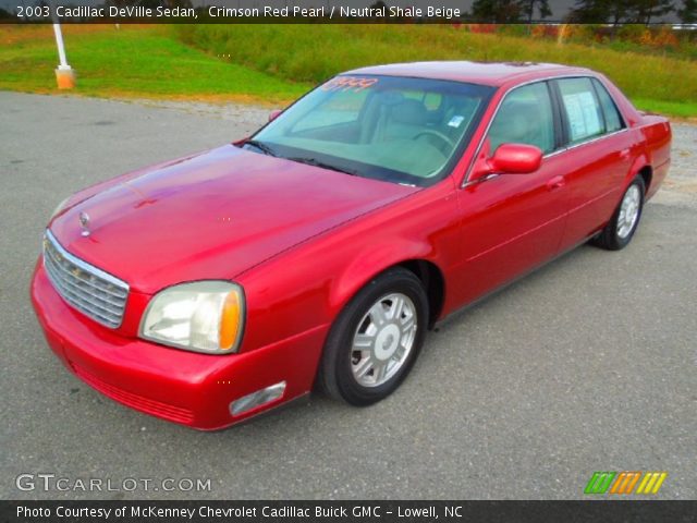 2003 Cadillac DeVille Sedan in Crimson Red Pearl
