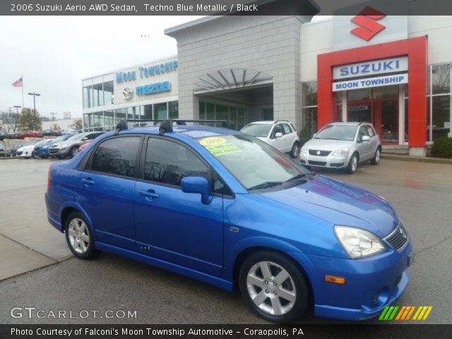 2006 Suzuki Aerio AWD Sedan in Techno Blue Metallic