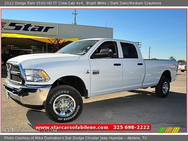 2012 Dodge Ram 3500 HD ST Crew Cab 4x4 in Bright White
