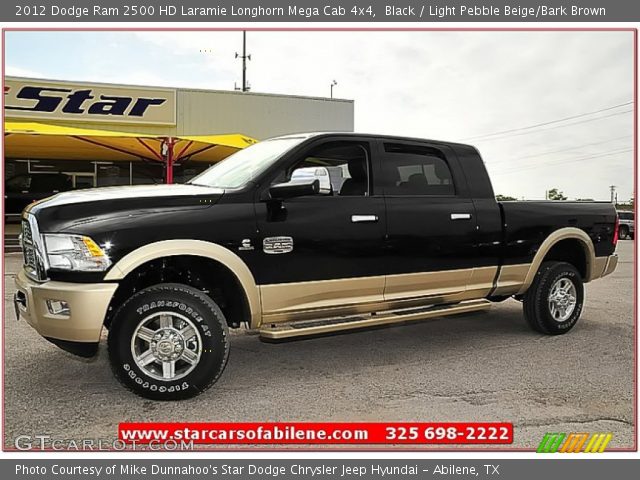 2012 Dodge Ram 2500 HD Laramie Longhorn Mega Cab 4x4 in Black