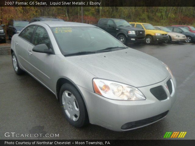 2007 Pontiac G6 Sedan in Liquid Silver Metallic