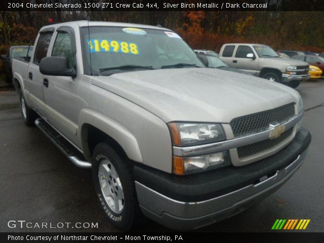 2004 Chevrolet Silverado 1500 Z71 Crew Cab 4x4 in Silver Birch Metallic