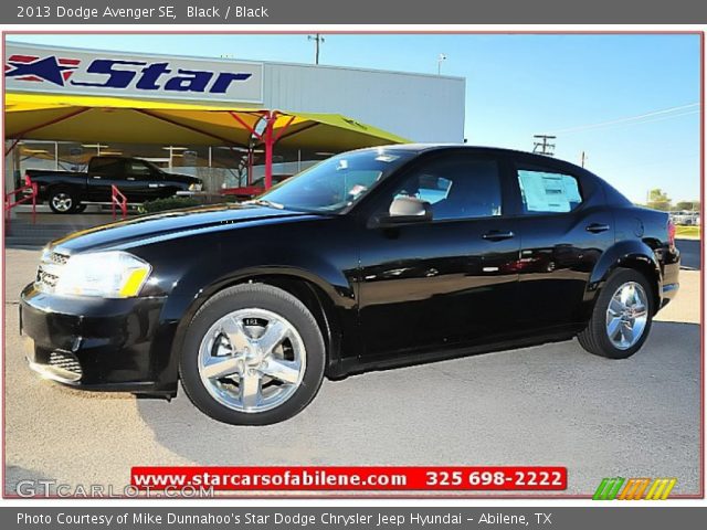 2013 Dodge Avenger SE in Black