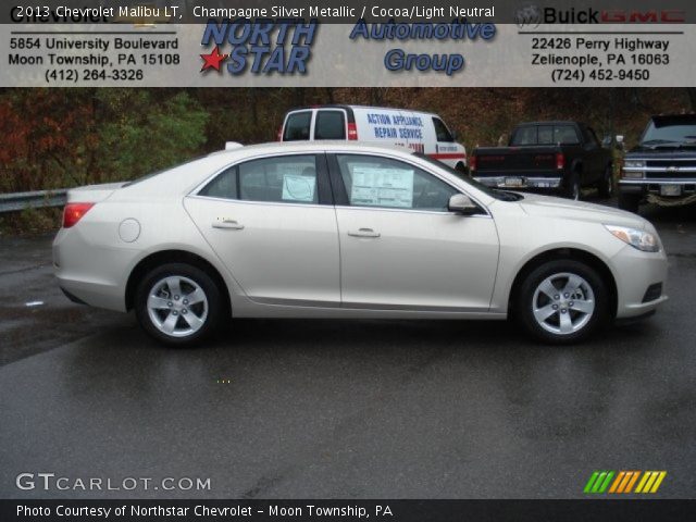 2013 Chevrolet Malibu LT in Champagne Silver Metallic