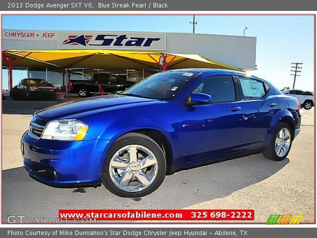 2013 Dodge Avenger SXT V6 in Blue Streak Pearl