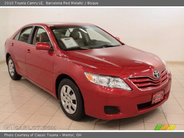 2010 Toyota Camry LE in Barcelona Red Metallic