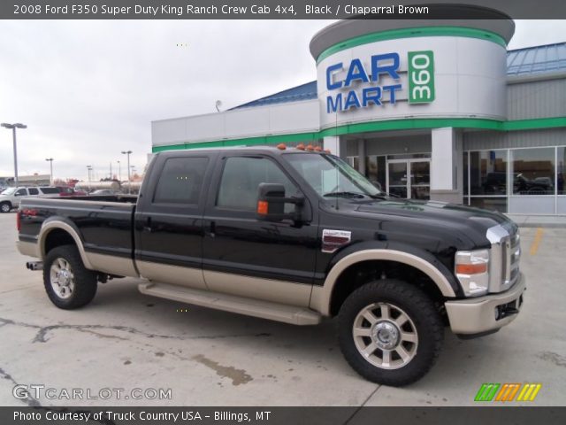 2008 Ford F350 Super Duty King Ranch Crew Cab 4x4 in Black