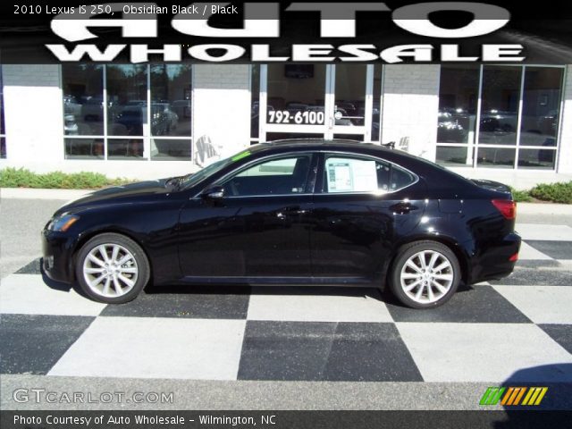 2010 Lexus IS 250 in Obsidian Black