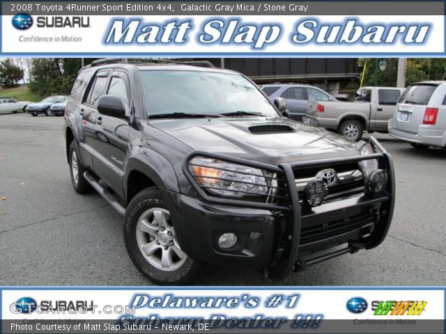 2008 Toyota 4Runner Sport Edition 4x4 in Galactic Gray Mica