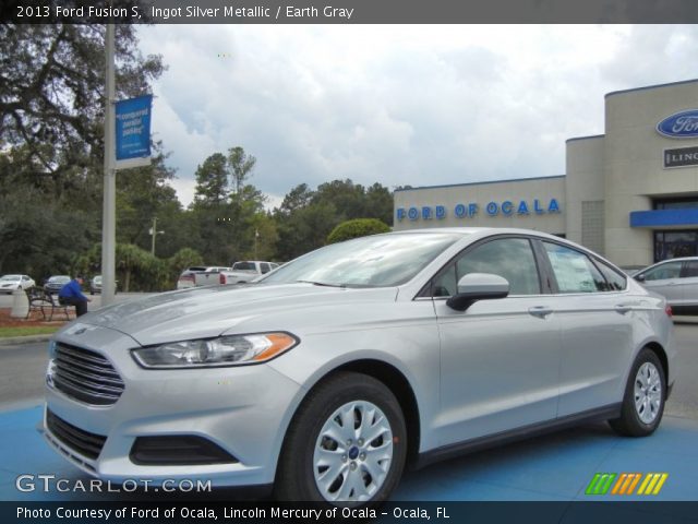 2013 Ford Fusion S in Ingot Silver Metallic