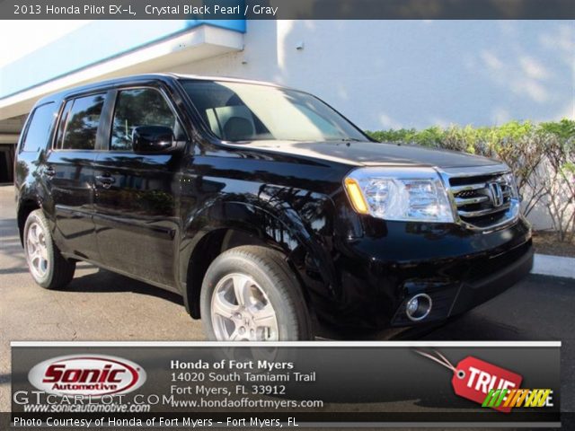 2013 Honda Pilot EX-L in Crystal Black Pearl