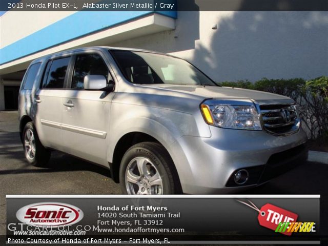 2013 Honda Pilot EX-L in Alabaster Silver Metallic