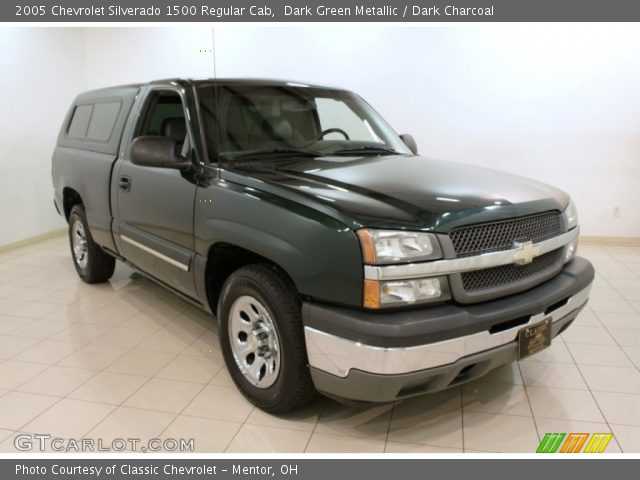 2005 Chevrolet Silverado 1500 Regular Cab in Dark Green Metallic