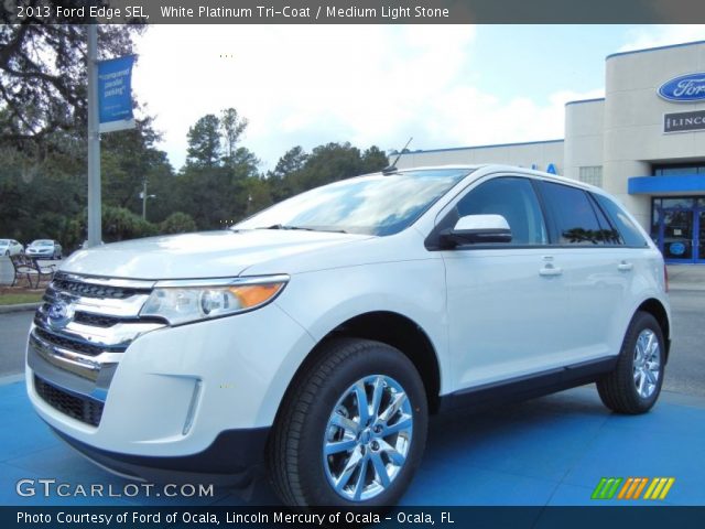 2013 Ford Edge SEL in White Platinum Tri-Coat