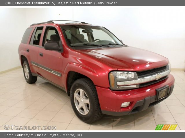 2002 Chevrolet TrailBlazer LS in Majestic Red Metallic
