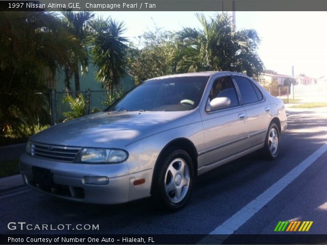 1997 Nissan Altima GLE in Champagne Pearl