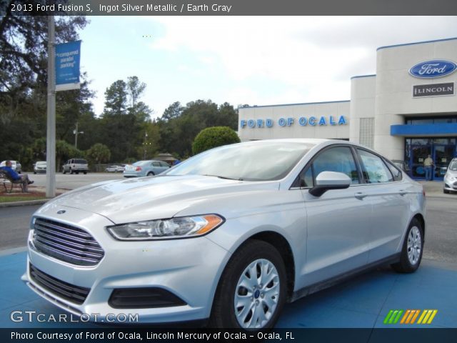 2013 Ford Fusion S in Ingot Silver Metallic