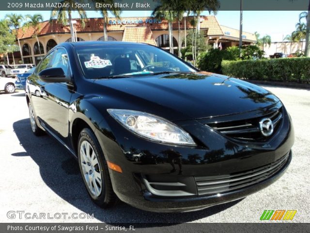 2009 Mazda MAZDA6 i Sport in Ebony Black