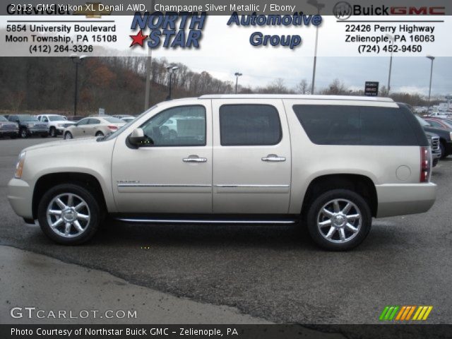 2013 GMC Yukon XL Denali AWD in Champagne Silver Metallic