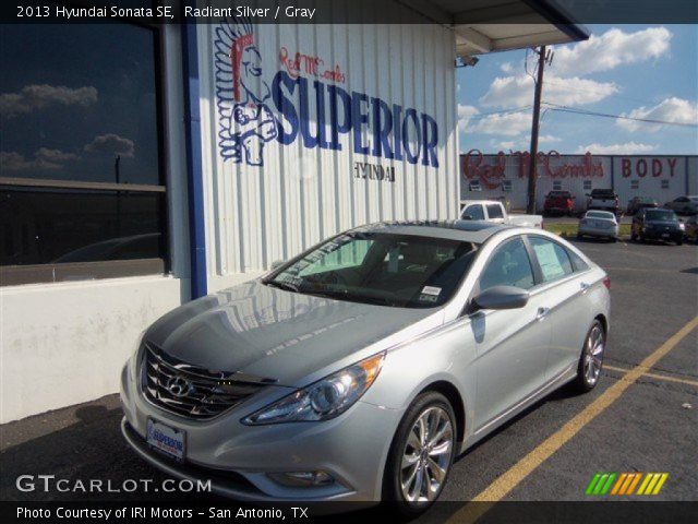 2013 Hyundai Sonata SE in Radiant Silver