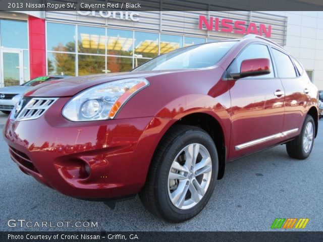 2013 Nissan Rogue SV in Cayenne Red