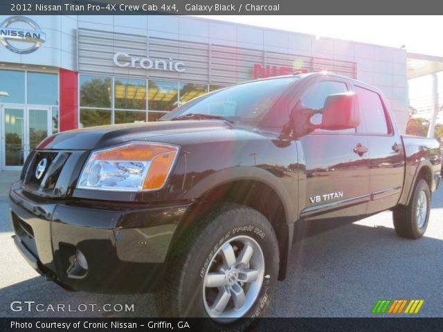 2012 Nissan Titan Pro-4X Crew Cab 4x4 in Galaxy Black