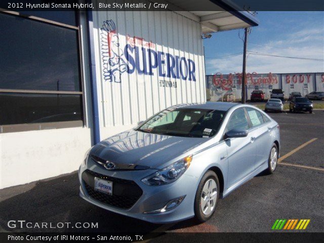 2012 Hyundai Sonata Hybrid in Blue Sky Metallic