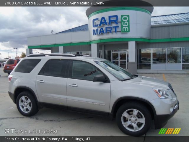 2008 GMC Acadia SLE AWD in Liquid Silver Metallic