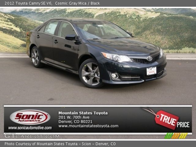 2012 Toyota Camry SE V6 in Cosmic Gray Mica