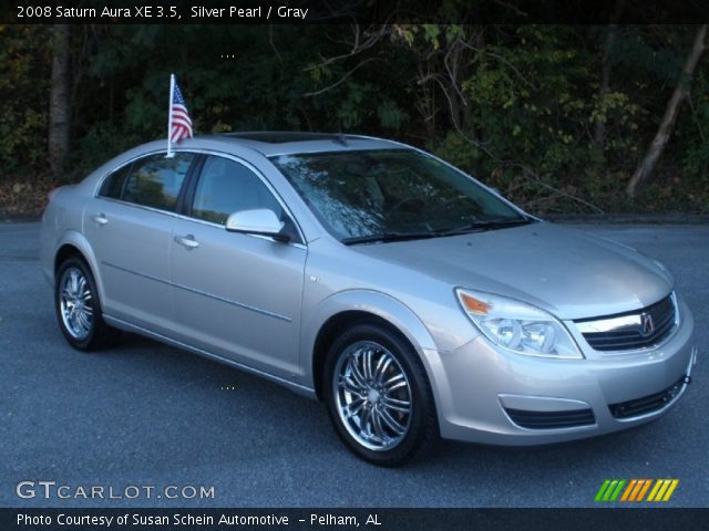 2008 Saturn Aura XE 3.5 in Silver Pearl